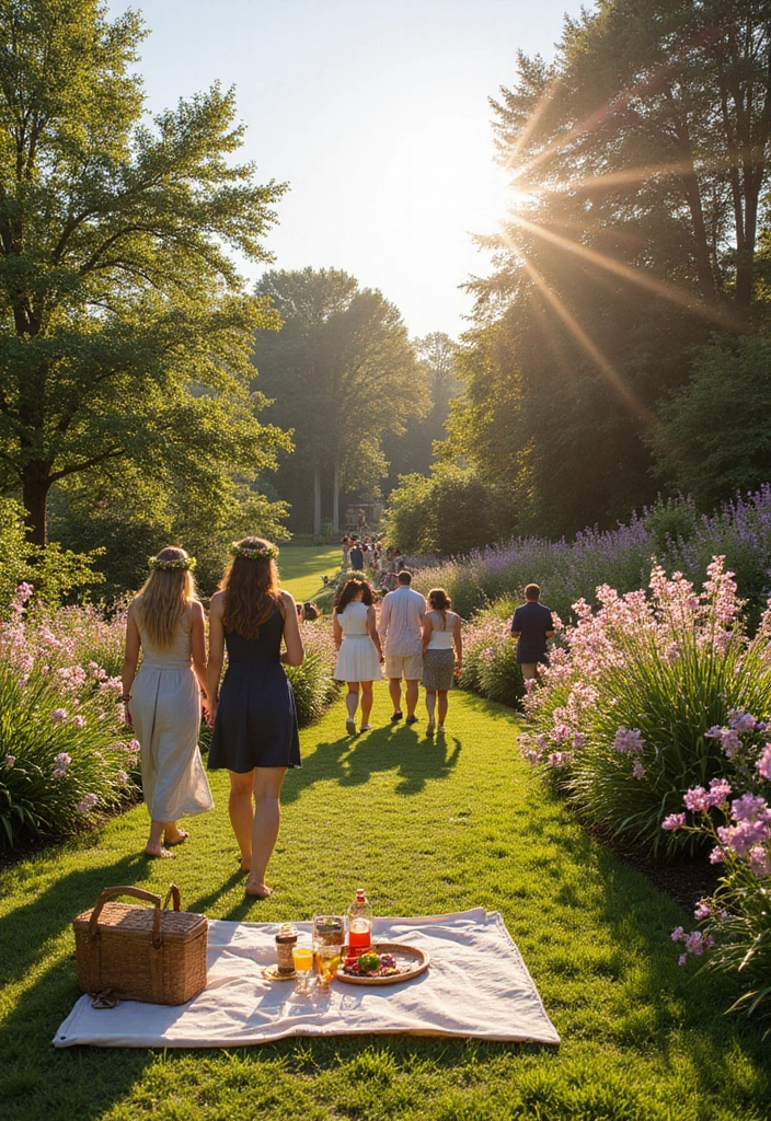 10 Enchanting Midsummer Solstice Celebration Ideas for Your Home (You'll Love #4!) - 10. Embrace Nature with a Garden Walk