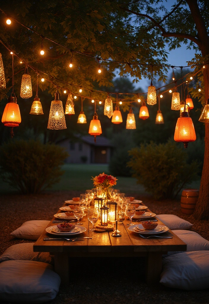 10 Enchanting Midsummer Solstice Celebration Ideas for Your Home (You'll Love #4!) - 2. Illuminate Your Evenings with Lanterns