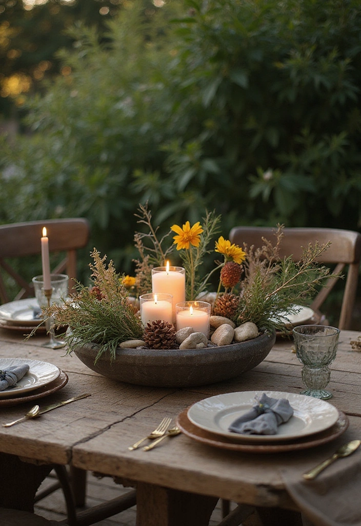 10 Enchanting Midsummer Solstice Celebration Ideas for Your Home (You'll Love #4!) - 6. Create a Nature-Inspired Centerpiece