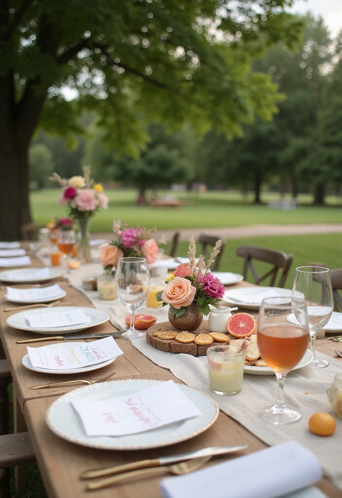 10 Stunning Boho Picnic Decor Hacks You Need to Try This Weekend! - 10. Personal Touches with Handwritten Notes