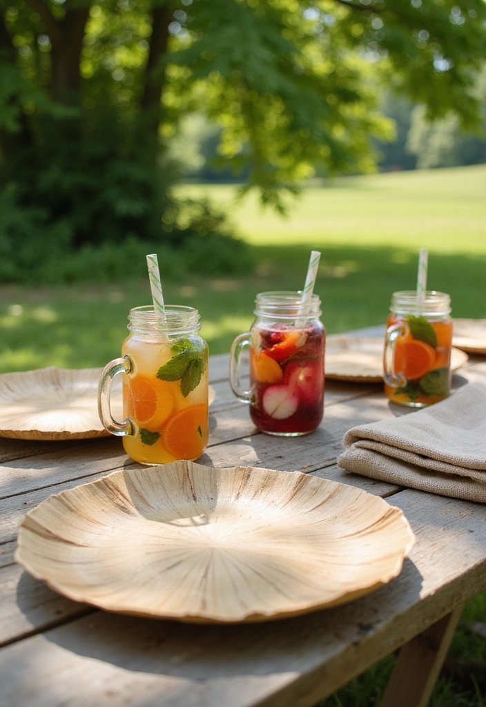 10 Stunning Boho Picnic Decor Hacks You Need to Try This Weekend! - 5. Eco-Friendly Serving Options