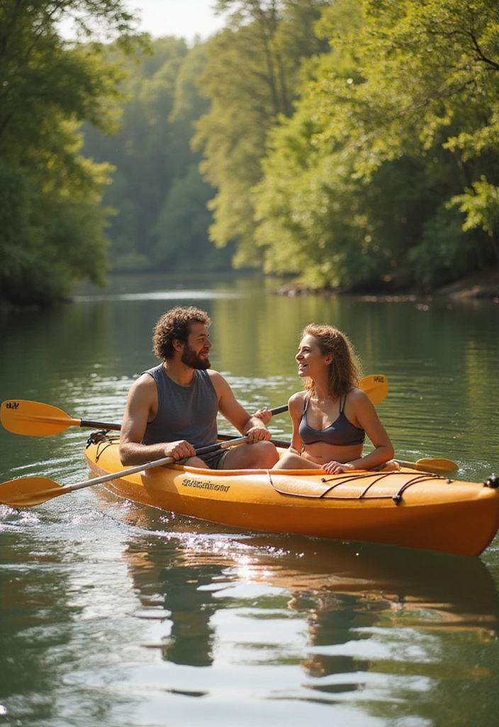 12 Unforgettable Summer Date Ideas to Ignite Your Romance (Don't Miss #5!) - 10. Kayaking or Canoeing