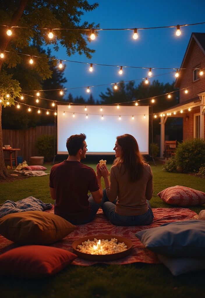 12 Unforgettable Summer Date Ideas to Ignite Your Romance (Don't Miss #5!) - 4. Outdoor Movie Night