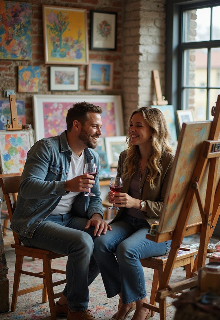 12 Unforgettable Summer Date Ideas to Ignite Your Romance (Don't Miss #5!) - 8. Art and Wine Night
