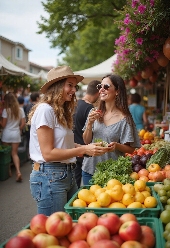 12 Unforgettable Summer Date Ideas to Ignite Your Romance (Don't Miss #5!) - 9. Explore a Local Farmers Market