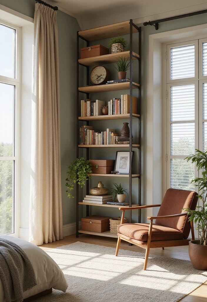 15 Bedroom Storage Hacks You Wish You Knew Sooner (Number 8 is a Game Changer!) - 2. Vertical Shelving Units