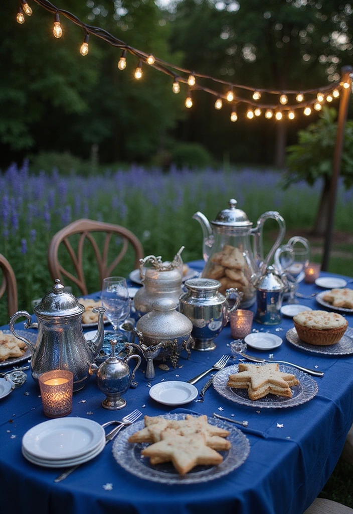 15 Magical Themes for Your Garden Tea Party That Will Leave Guests in Awe! - 11. Celestial Soiree