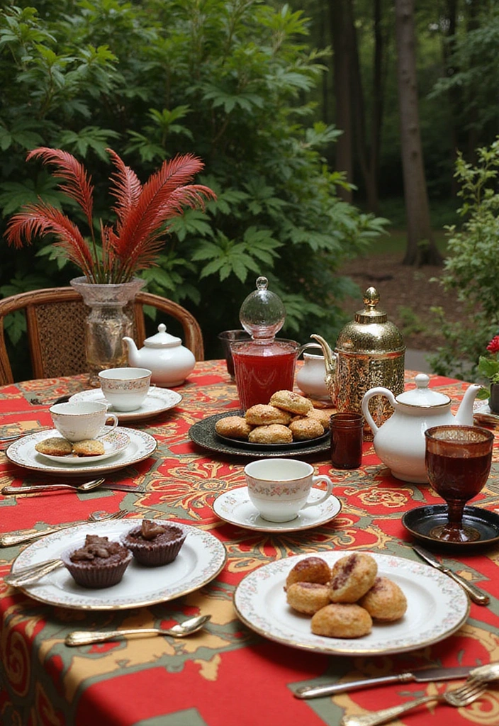 15 Magical Themes for Your Garden Tea Party That Will Leave Guests in Awe! - 12. Art Deco Delight