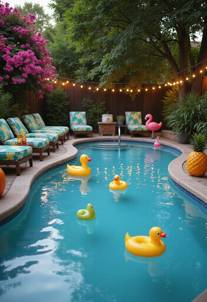 15 Stunning Tropical Decor Ideas for Your Unforgettable Luau Party! - 10. Poolside Luau Decor