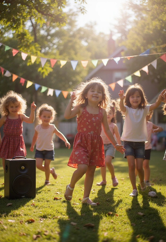16 Must-Try Summer Party Games for Kids That Will Make Your Event Unforgettable! - 4. Freeze Dance