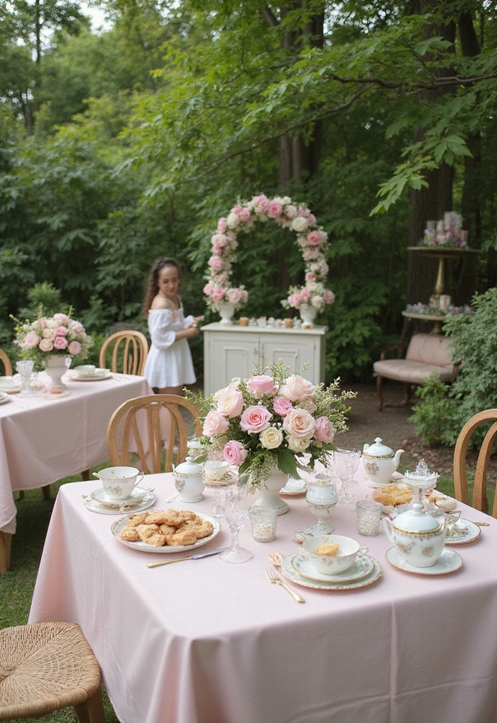 20 Creative Summer Baby Shower Themes That Will Leave Your Guests in Awe! - 2. Garden Tea Party