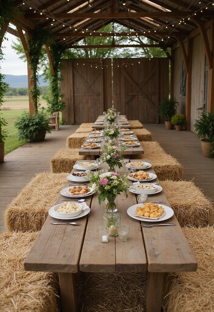 20 Creative Summer Baby Shower Themes That Will Leave Your Guests in Awe! - 4. Rustic Barnyard Bash