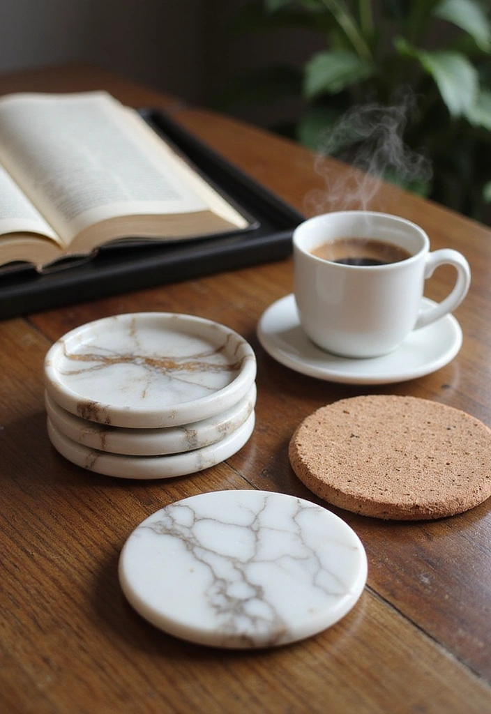 20 Stylish Housewarming Gifts They Didn't Know They Needed (But Will Love!) - 15. Stylish Coasters