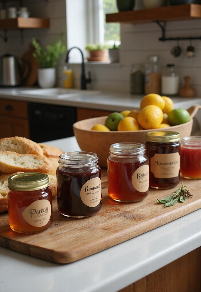 20 Stylish Housewarming Gifts They Didn't Know They Needed (But Will Love!) - 8. Homemade Jam or Honey Set