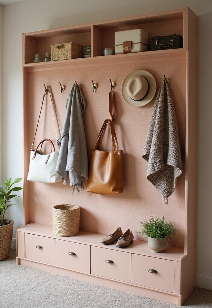 21 Space-Saving Hacks for Small Closets (Say Goodbye to Clutter!) - 4. Add Hooks and Pegboards