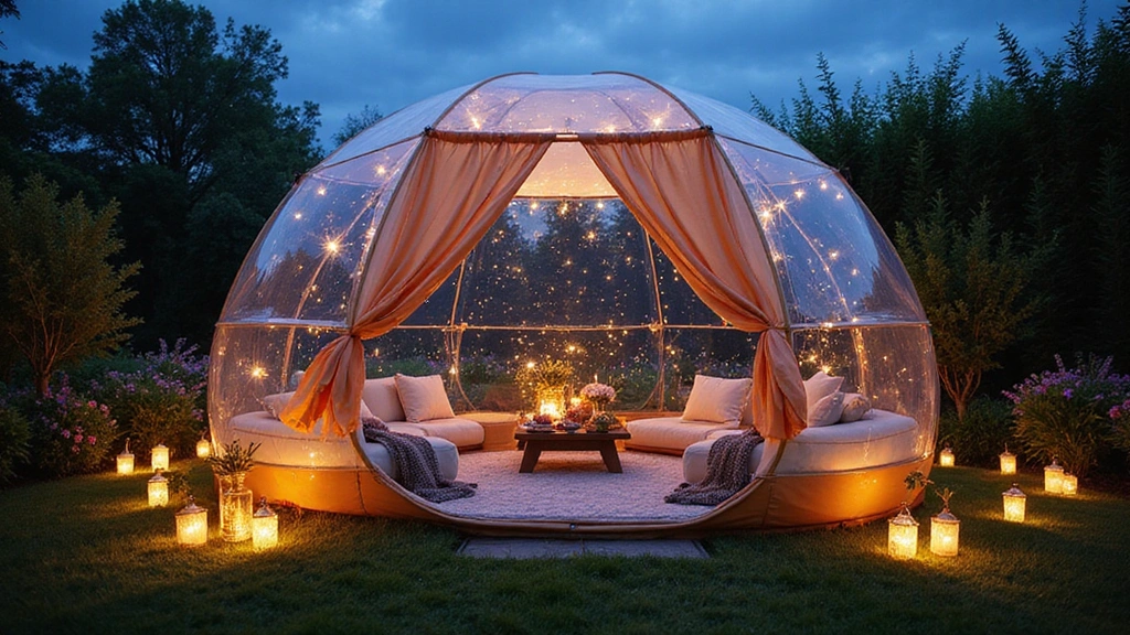 Create the Ultimate Bubble Tent Garden Soirée: 7 Tips for a Cozy Night Under the Stars!