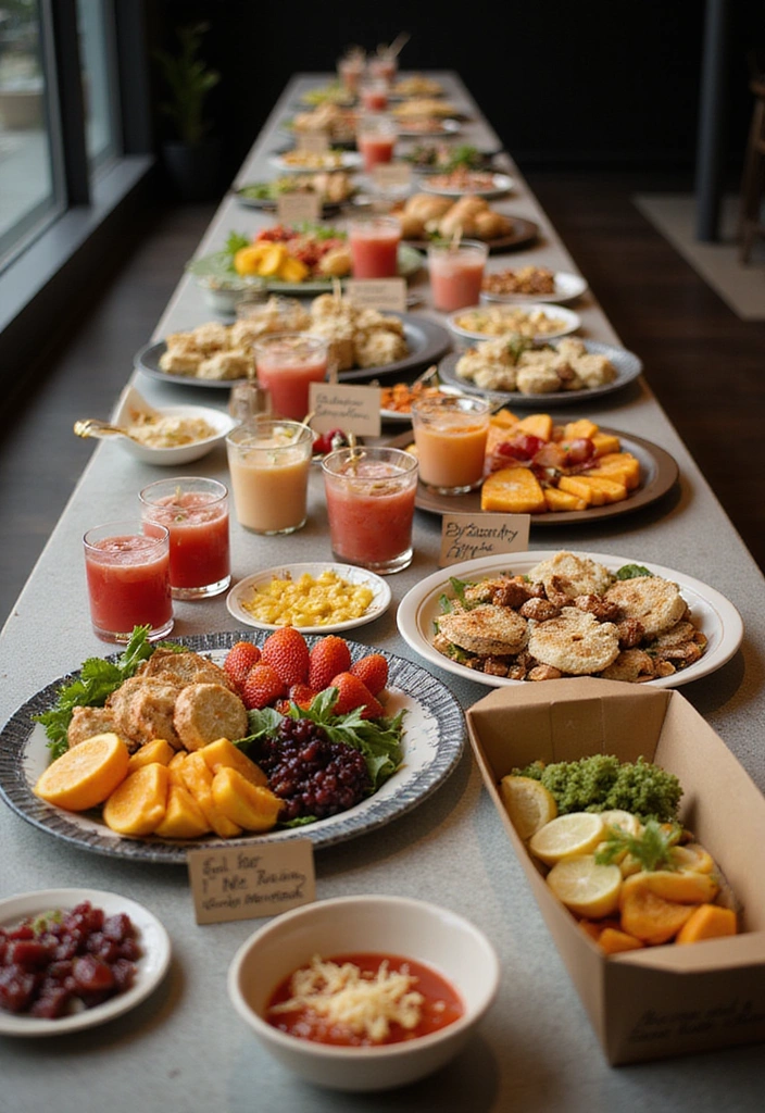 Ultimate Guide: How to Plan the Perfect Severance TV Show Theme Party! - Themed Food and Drinks