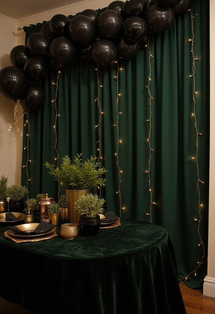 10 Billie Eilish Party Ideas That'll Make Your Friends Scream 'No Way!' - 1. Dark and Moody Decor
