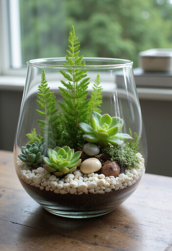 10 Easy Home Aesthetic DIYs to Elevate Your Space Instantly! - 3. DIY Terrarium