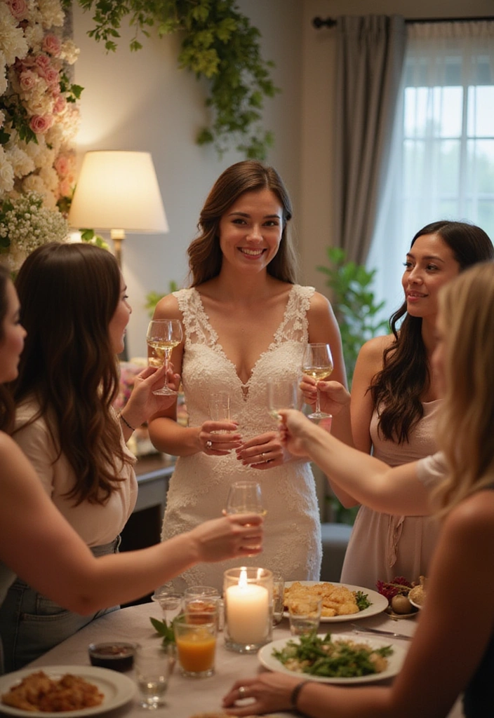 10 Irresistible Tips for Hosting the Ultimate Summer Bridal Shower (Your Friends Will Be Jealous!) - 10. A Heartfelt Toast to the Bride