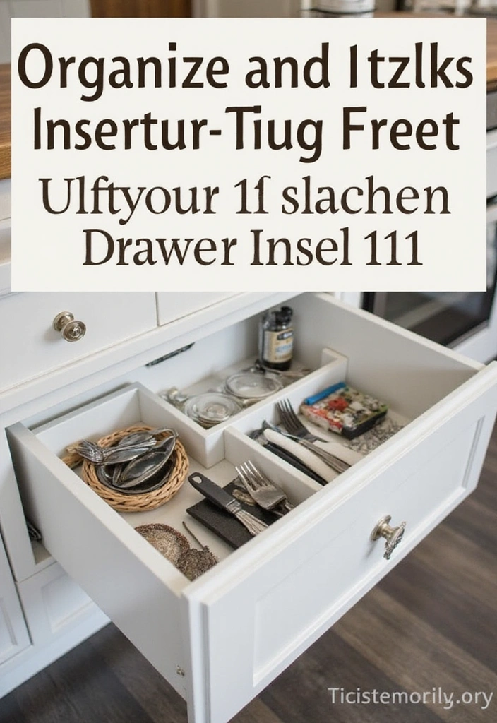 10 Kitchen Drawer Organizing Hacks That'll Make Clutter Disappear Like Magic! - 9. Repurpose IKEA Drawer Inserts