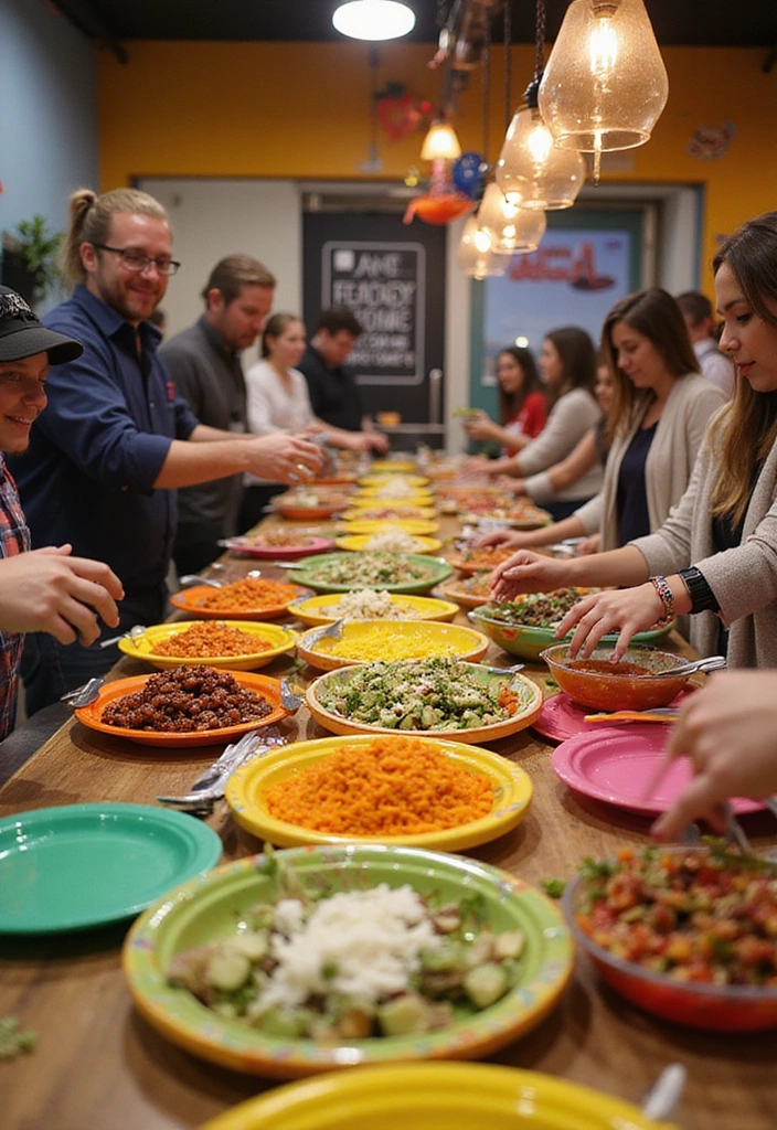 10 Must-Have Party Pieces That Will Make Your Celebration Unforgettable! - 3. Interactive Food Stations