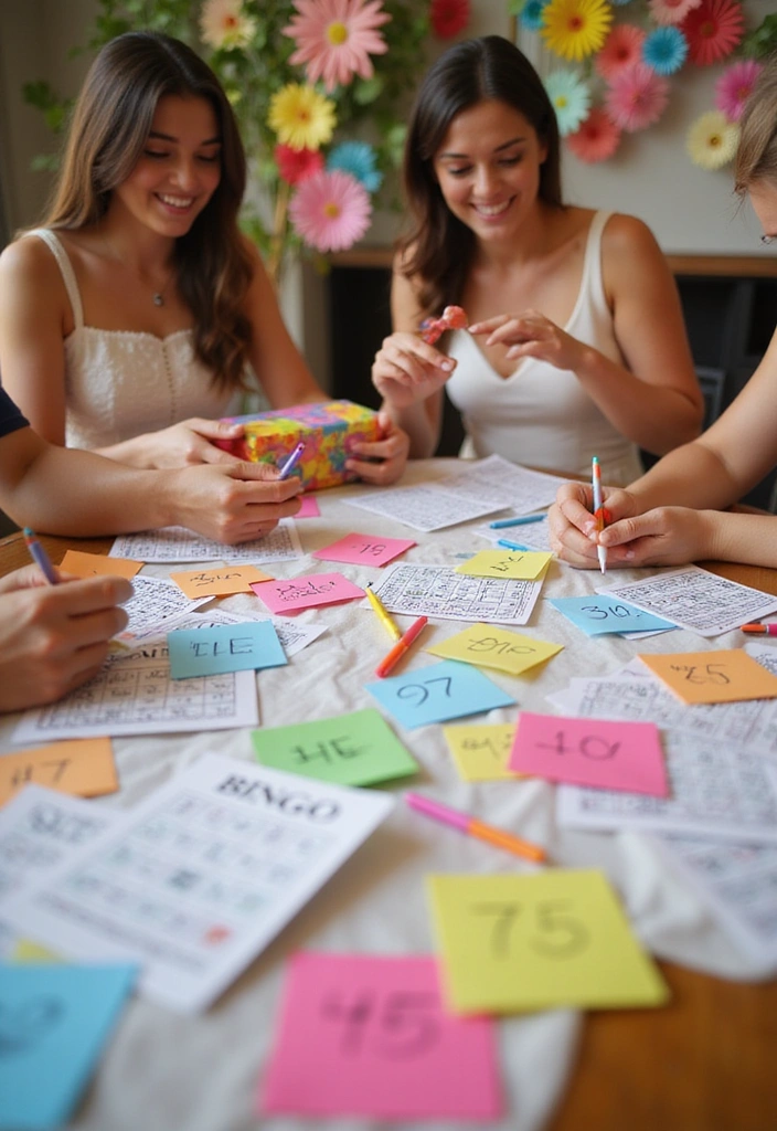 12 Hilarious Summer Bridal Shower Games That Will Have Everyone Laughing! - 1. Bridal Bingo