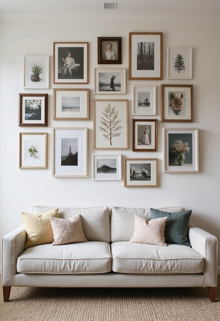 12 Modern Home Aesthetic DIY Inspirations You Can’t Miss! - 3. DIY Gallery Wall