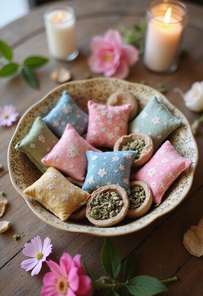 14 Charming Home Aesthetic DIYs to Make Your Space Truly Yours! - 14. DIY Scented Sachets