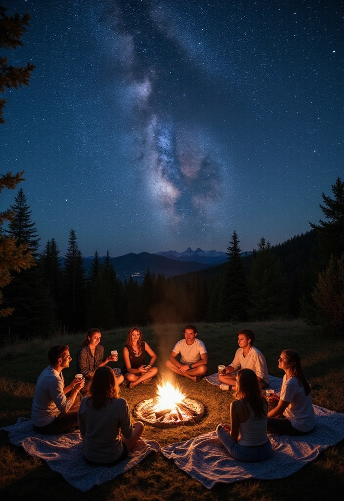 15 Fun Outdoor Activities for a Summer Bridal Shower That Your Guests Will Adore! - 12. Stargazing Evening