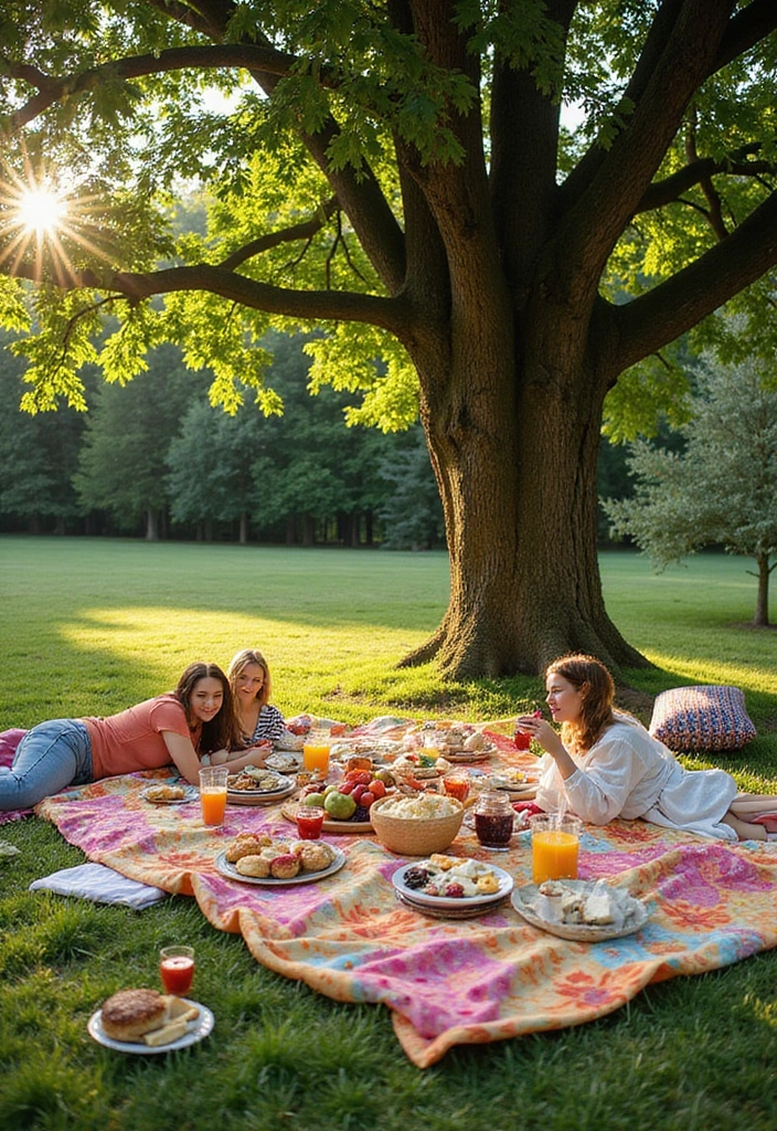 15 Fun Outdoor Activities for a Summer Bridal Shower That Your Guests Will Adore! - 2. Outdoor Picnic Brunch