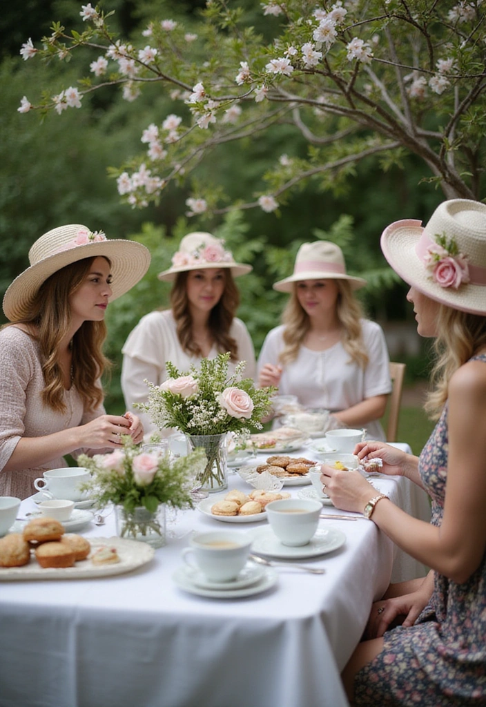 15 Fun Outdoor Activities for a Summer Bridal Shower That Your Guests Will Adore! - 7. Garden Tea Party