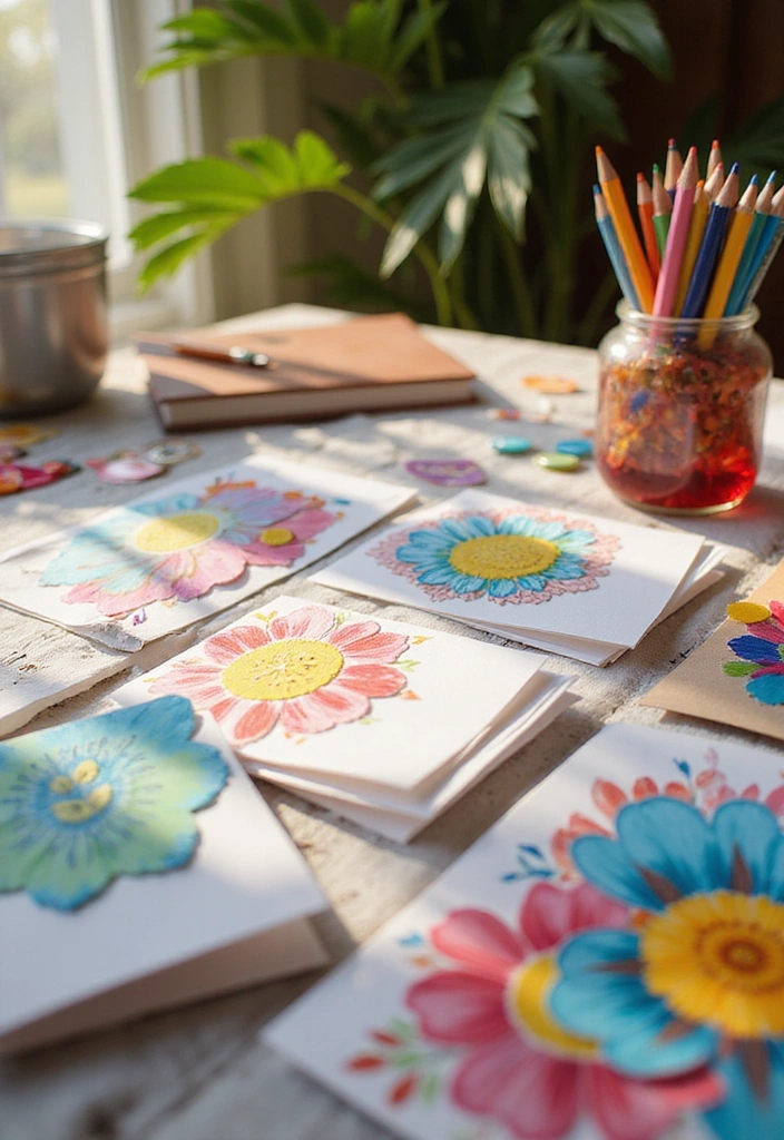 16 Fun Home Aesthetic DIY Projects for the Whole Family to Enjoy! - 6. Handmade Greeting Cards