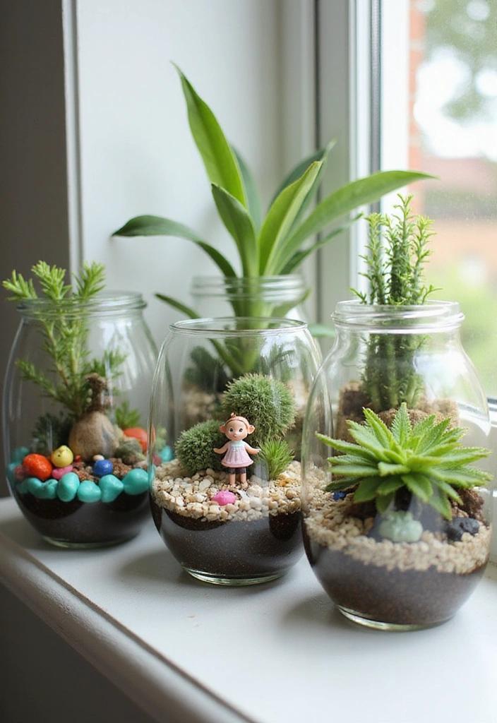16 Fun Home Aesthetic DIY Projects for the Whole Family to Enjoy! - 7. DIY Terrariums
