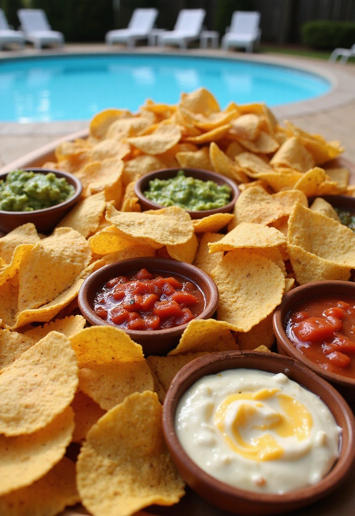 16 Pool Party Essentials You Can't Host Without (Trust Us!) - 2. Tasty Nacho Bar