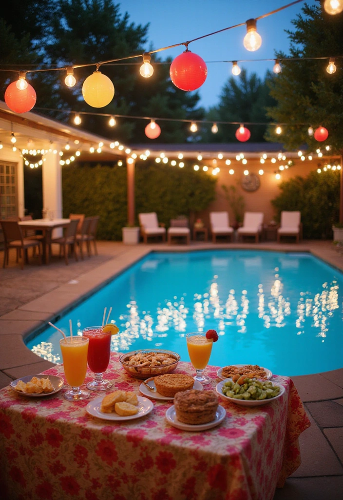 16 Pool Party Essentials You Can't Host Without (Trust Us!) - 4. DIY Poolside Decorations