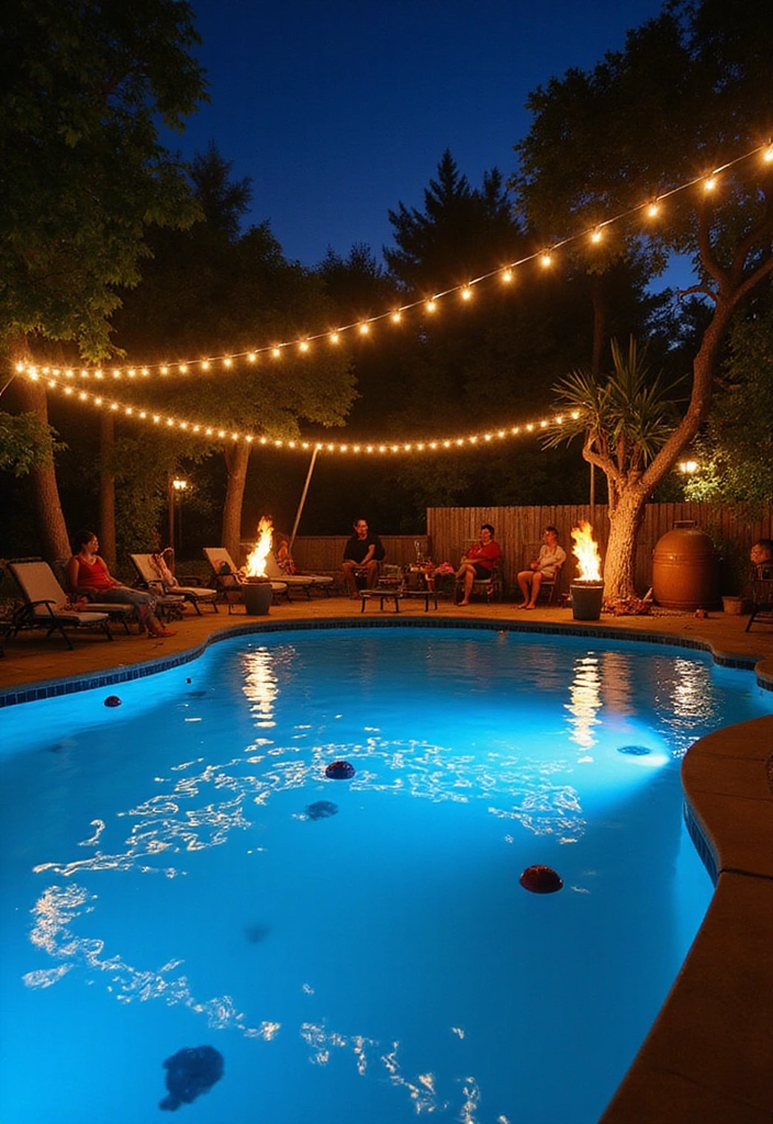 16 Pool Party Essentials You Can't Host Without (Trust Us!) - 6. Colorful Party Lights