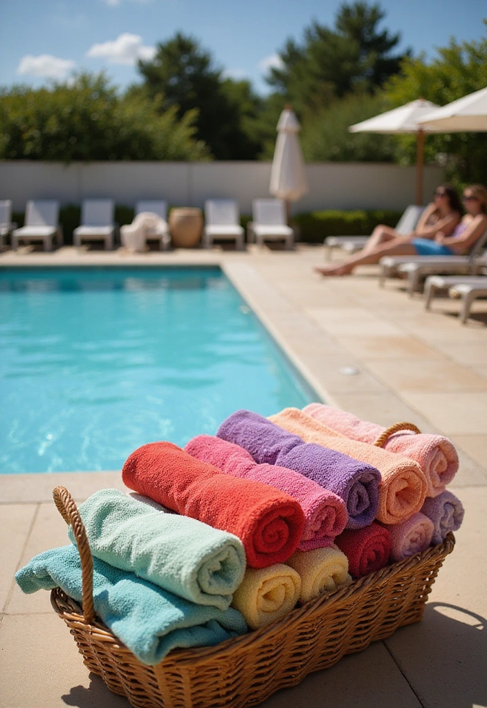 16 Pool Party Essentials You Can't Host Without (Trust Us!) - 8. Stylish Pool Towels