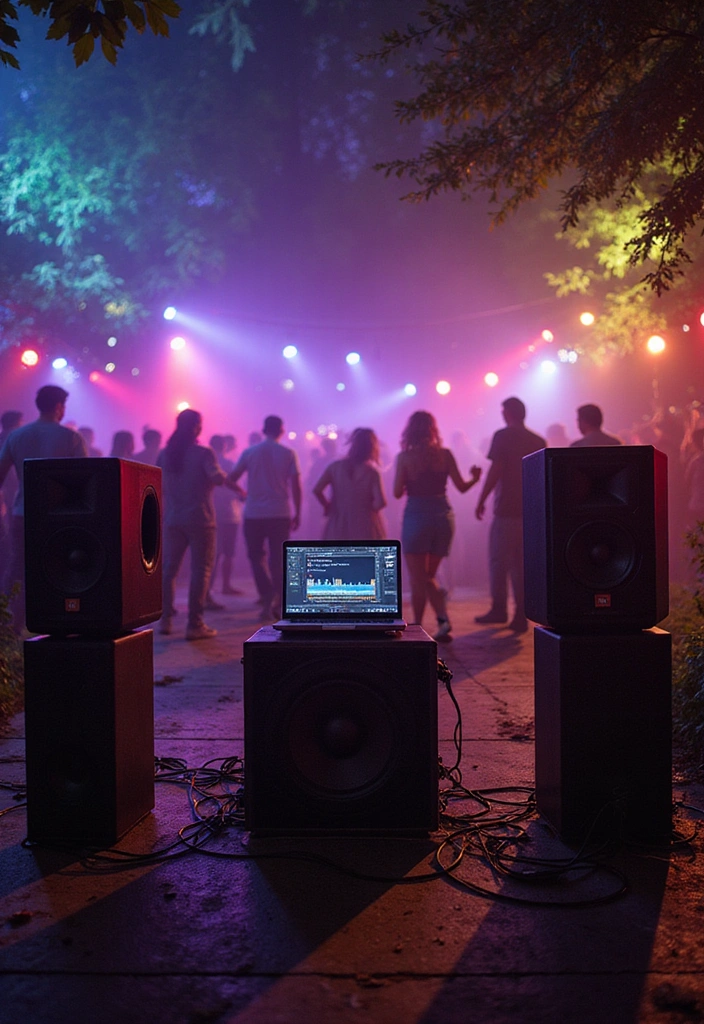 17 Outdoor Party Pieces That Will Transform Your Backyard into a Dream Space! - 8. Outdoor Music Setup