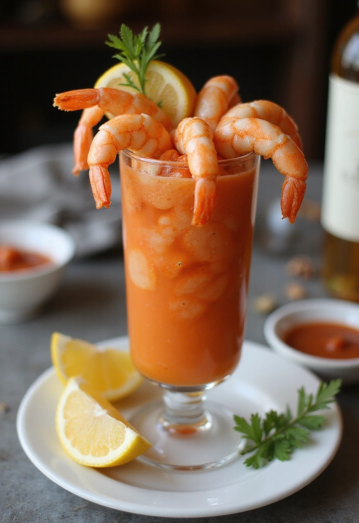 18 Delectable Summer Bridal Shower Food Ideas (Your Guests Will Be Raving About #5!) - 11. Elegant Shrimp Cocktail