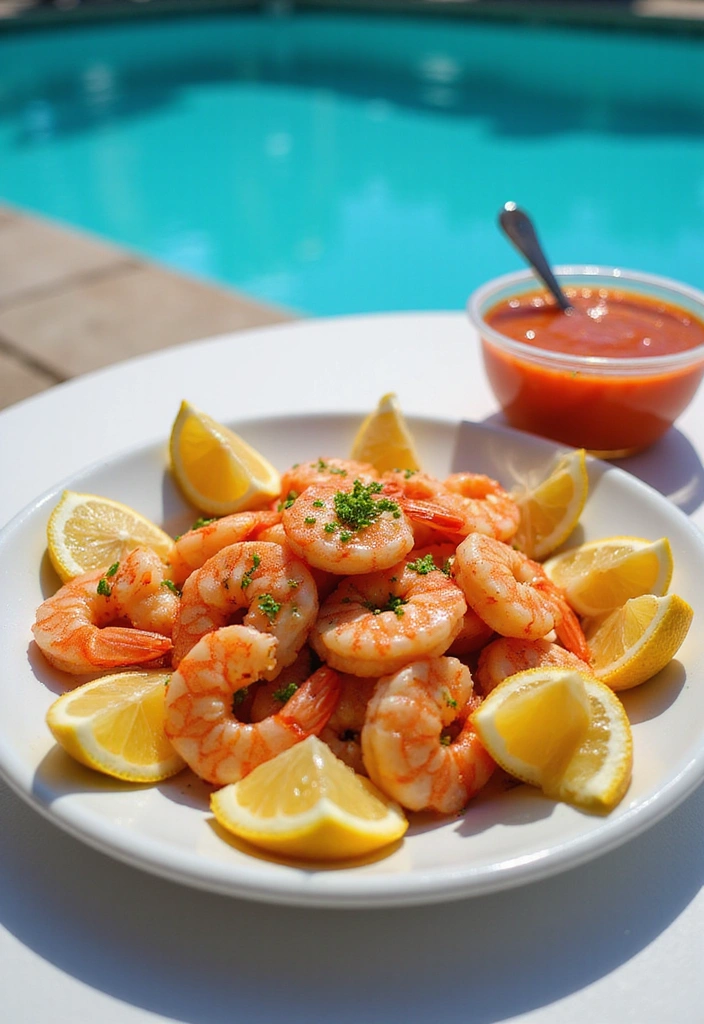 18 Irresistible Pool Party Snacks That Your Guests Will Devour! - 12. Shrimp Cocktail