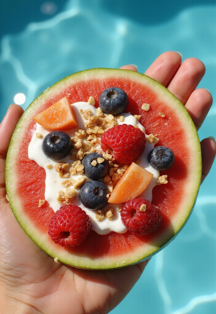 18 Irresistible Pool Party Snacks That Your Guests Will Devour! - 6. Watermelon Pizza