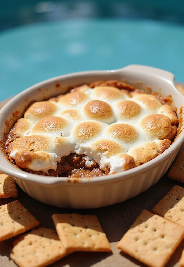 18 Irresistible Pool Party Snacks That Your Guests Will Devour! - 7. S'mores Dip