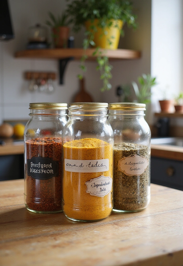 18 Simple Home Aesthetic DIY Projects for a Gorgeous Makeover! - 10. Decorative Jars and Containers