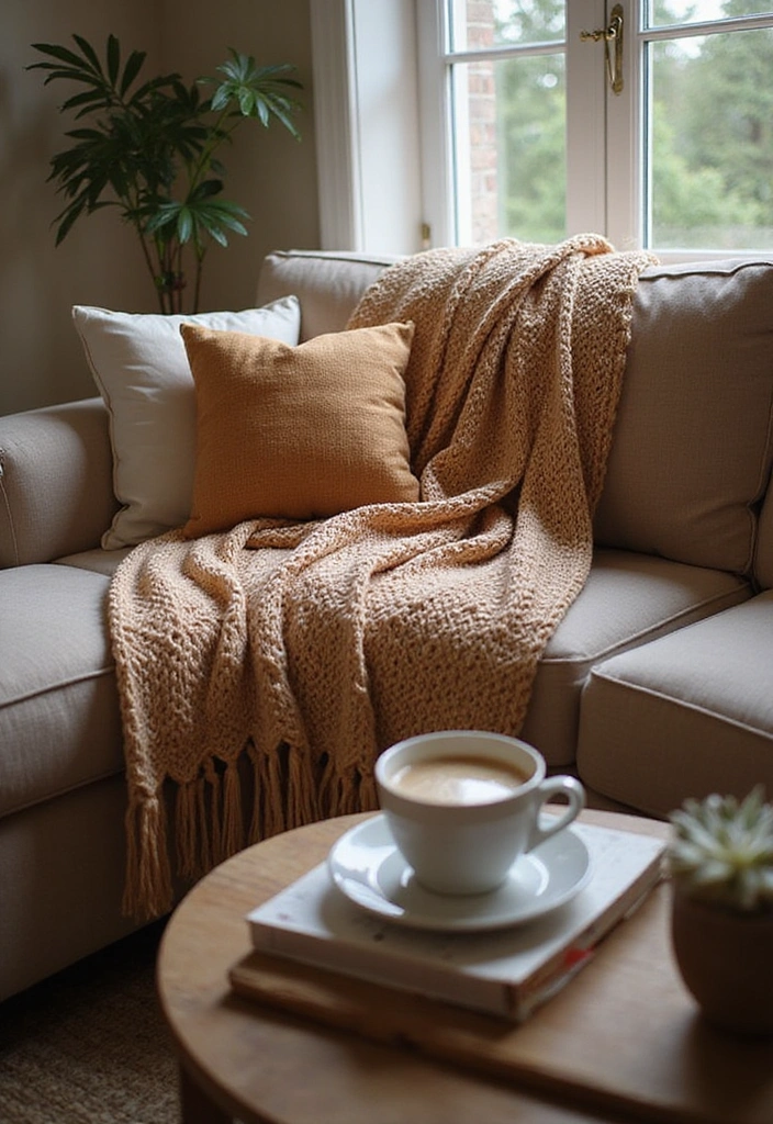 18 Simple Home Aesthetic DIY Projects for a Gorgeous Makeover! - 11. Cozy Knit Blankets