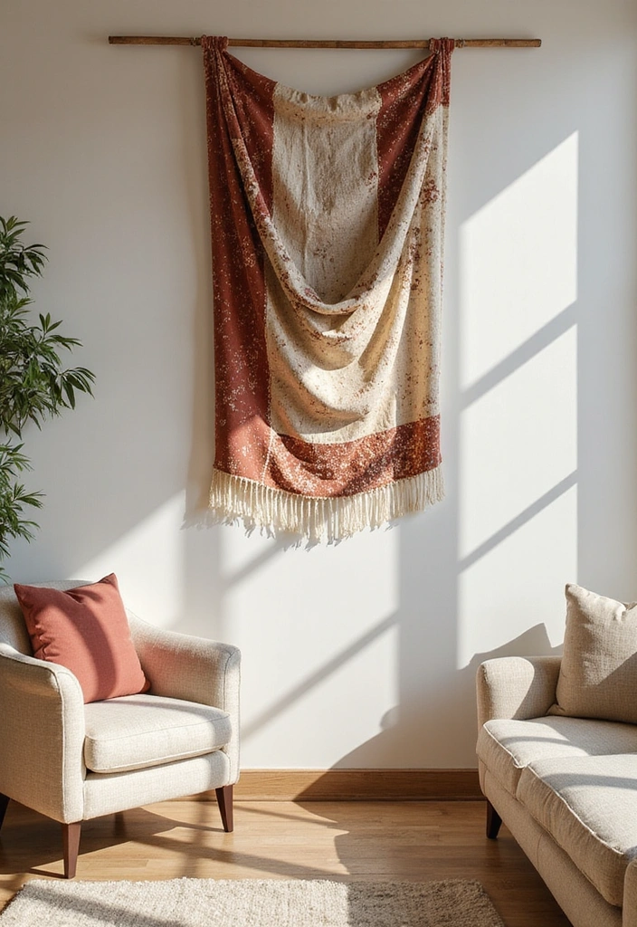 18 Simple Home Aesthetic DIY Projects for a Gorgeous Makeover! - 9. Fabric Wall Hangings