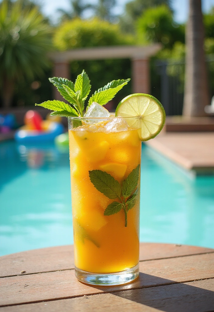 20 Refreshing Poolside Drinks That Will Keep You Cool This Summer! - 1. Tropical Mango Mojito