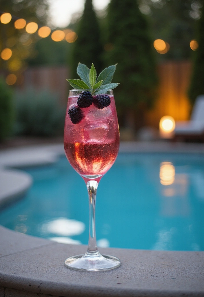20 Refreshing Poolside Drinks That Will Keep You Cool This Summer! - 10. Blackberry Sage Spritz