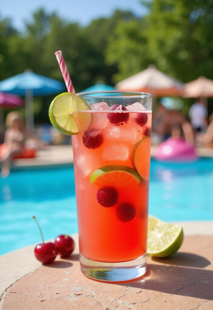 20 Refreshing Poolside Drinks That Will Keep You Cool This Summer! - 12. Cherry Limeade