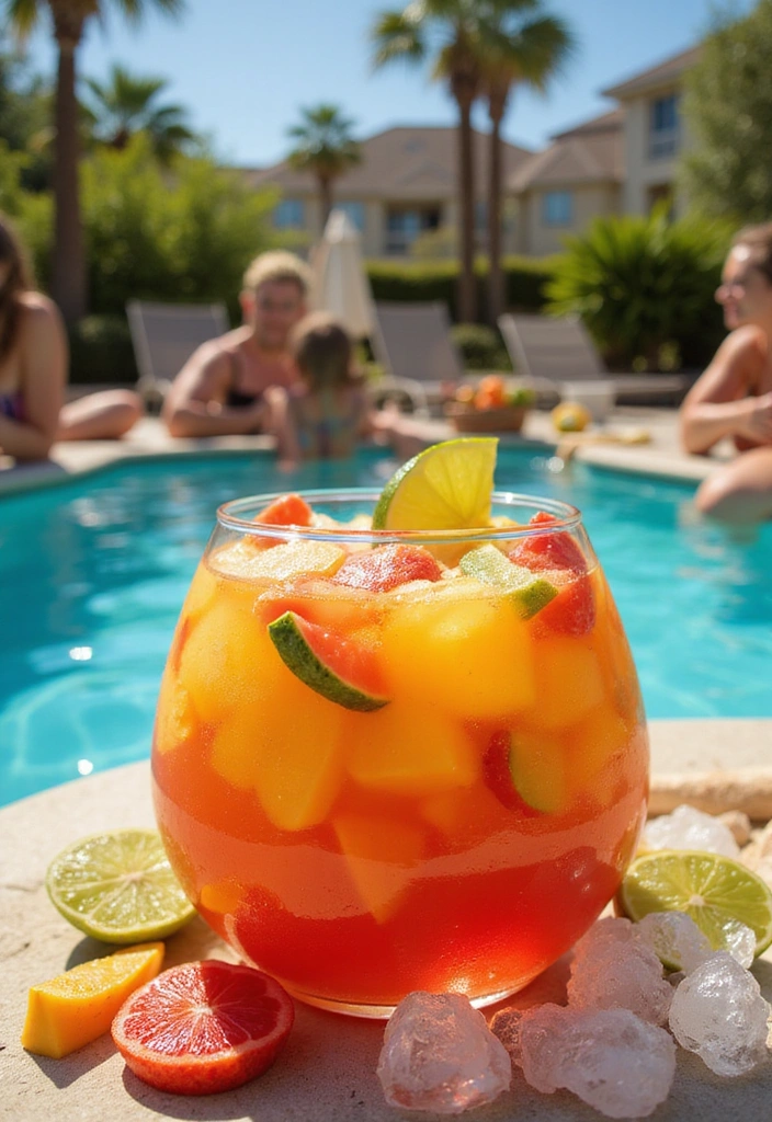 20 Refreshing Poolside Drinks That Will Keep You Cool This Summer! - 15. Tropical Fruit Punch